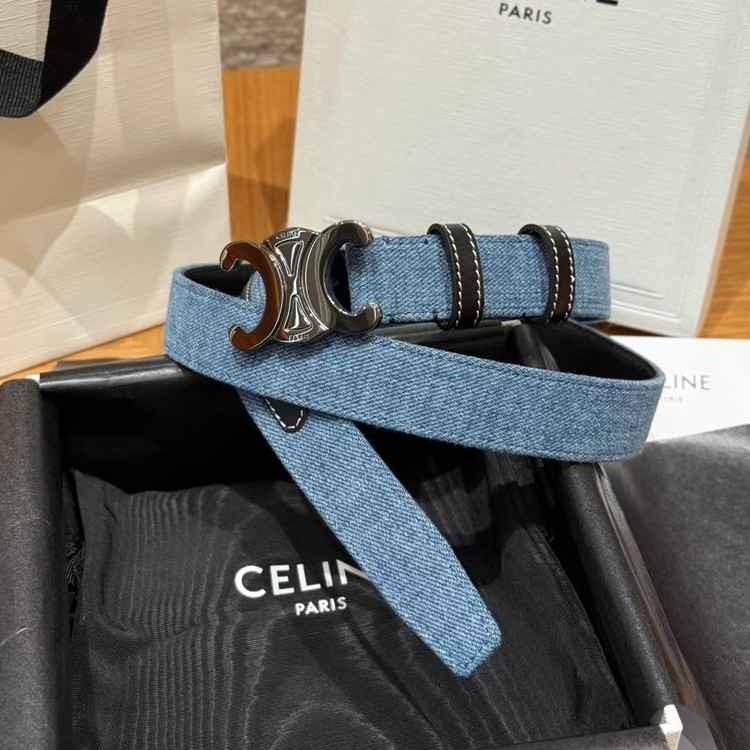 셀린느 미디엄 트리옹프 벨트 25mm