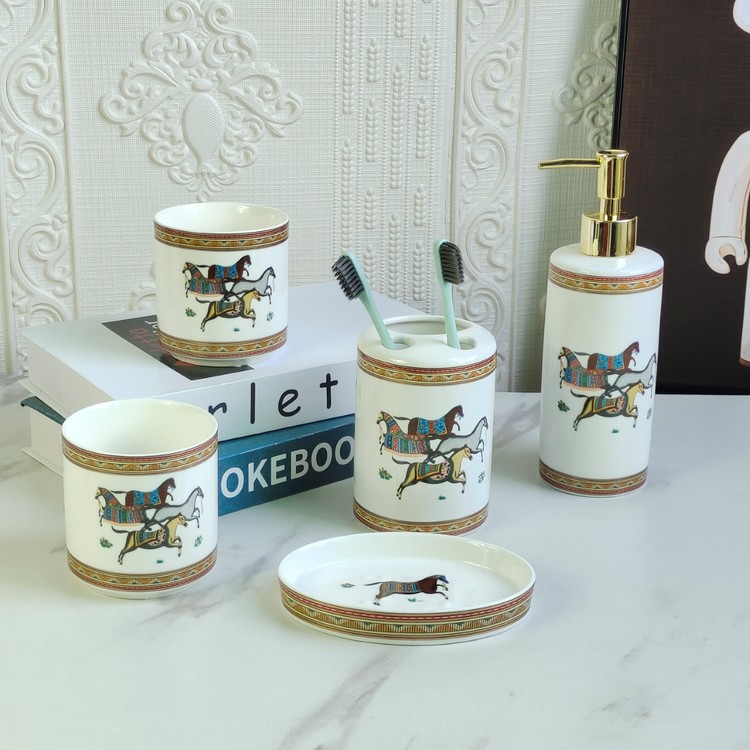 에르메스 욕실 용품 5종 세트