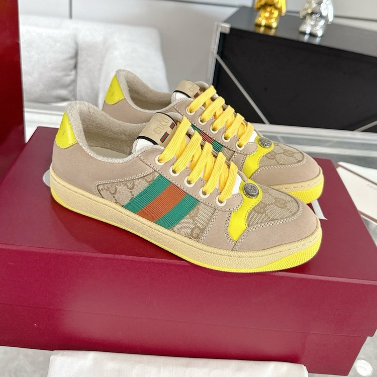 구찌 스크리너 삼선 스니커즈