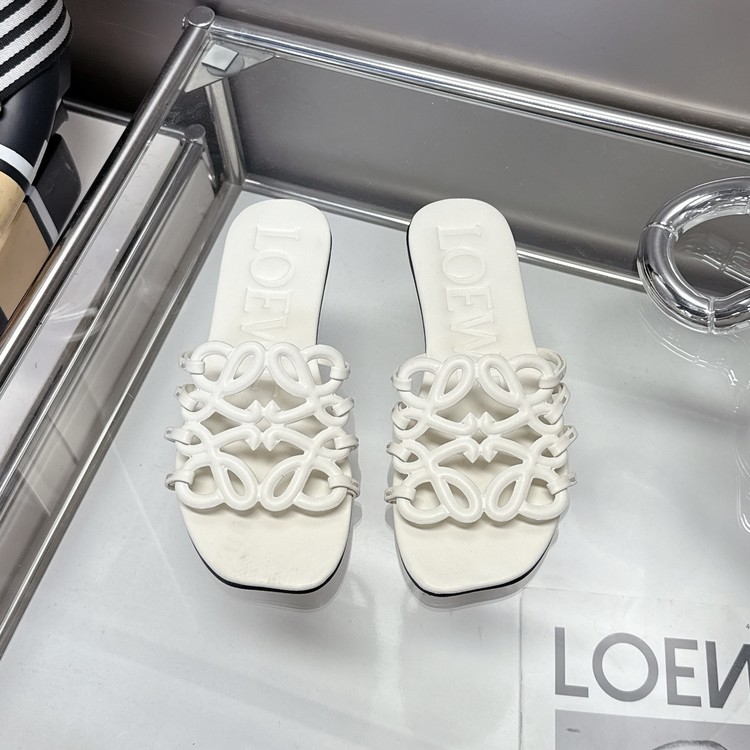 로에베 페탈 애너그램 슬라이드 슬리퍼