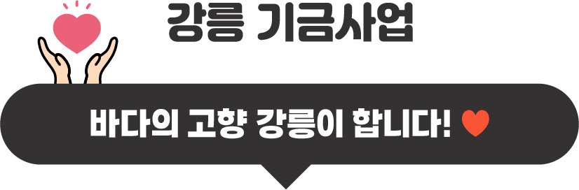 강릉 고향사랑기부제 기금사업 안내