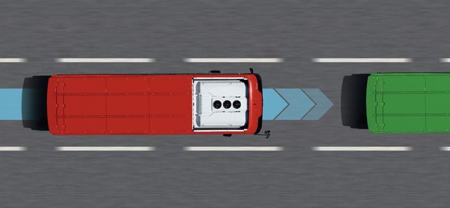 ACC(어댑티브 크루즈 컨트롤) - 고속도로 및 일반 도로 주행 시 운전자가 설정한 속도를   기준으로 앞차와의 거리를 유지(가속/감속)합니다.  • 좌석버스 전용