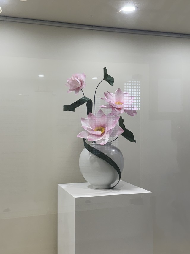 홍 연꽃