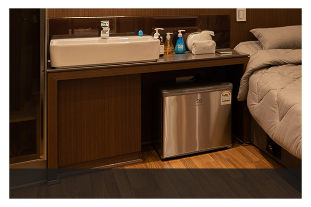 개인 냉장고 & 수납장