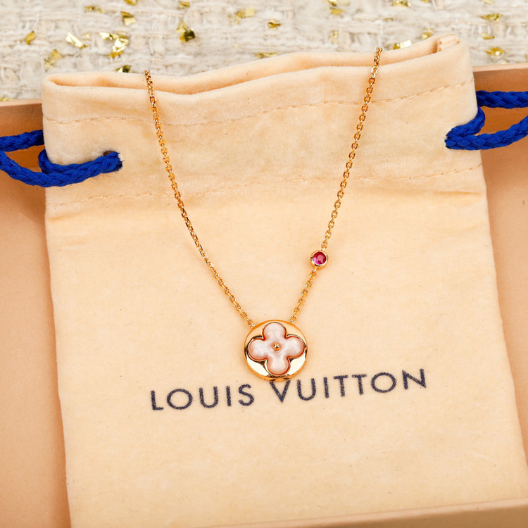 루이비통 컬러 블라썸 BB 선 펜던트 목걸이