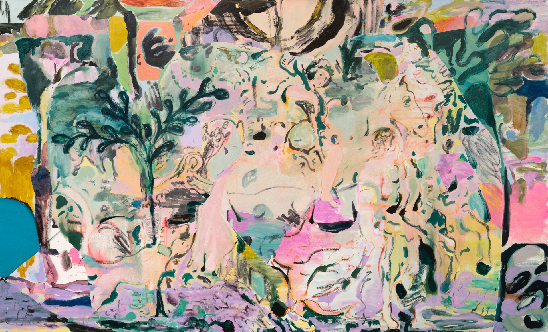 <div style="font-size:0.875em; margin-top:0.5rem;">   If by Then, 2025, oil on canvas, 171x270cm </div>