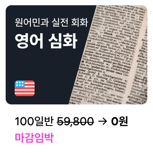 원어민과 실전 회화