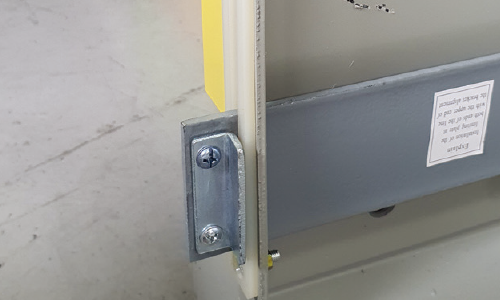 소음방지 PE브라켓 적용