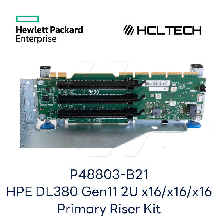 P48803-B21 HPE ProLiant DL380 Gen11 2U x16/x16/x16 Primary Riser Kit ...