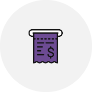 <b style="color:#6360FF;">02</b><br>인보이스 수령 후<br>총액의 50% 납부