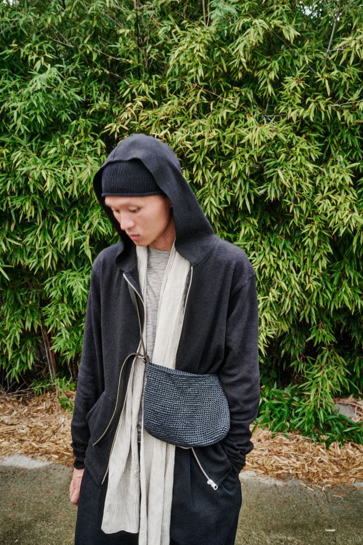Textured Hoodie Zip : mono prive