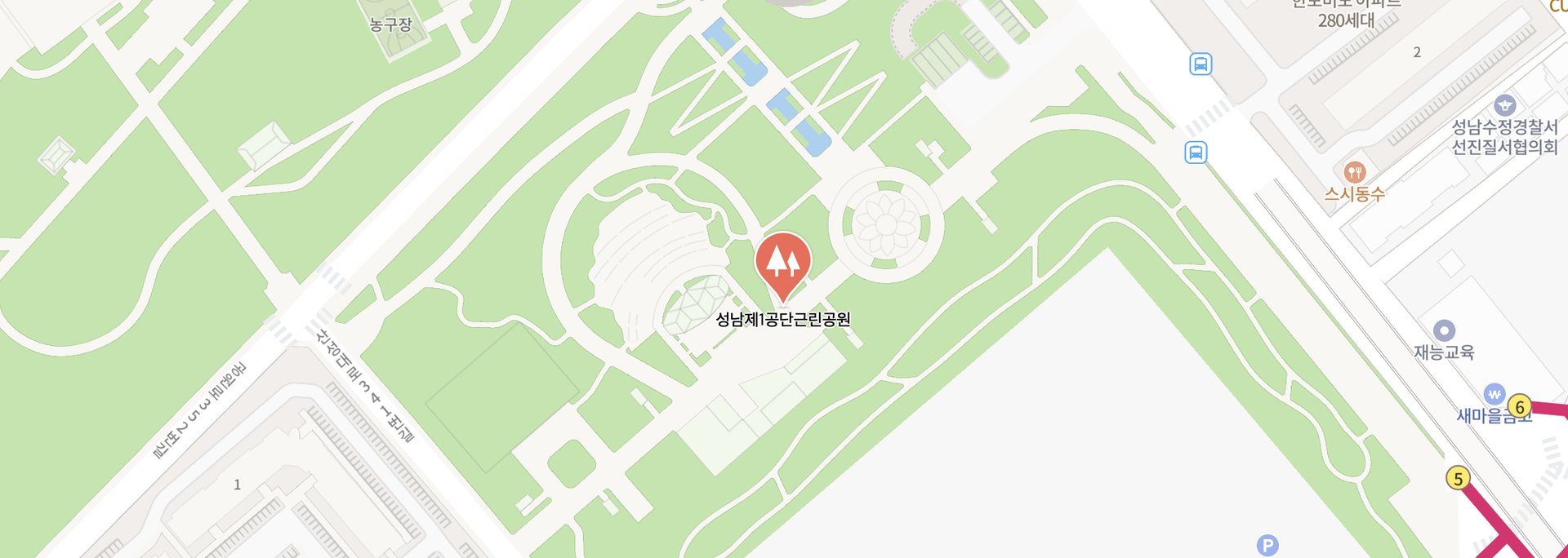 *지도를 클릭하시면 [네이버 길찾기] 서비스로 안내됩니다.