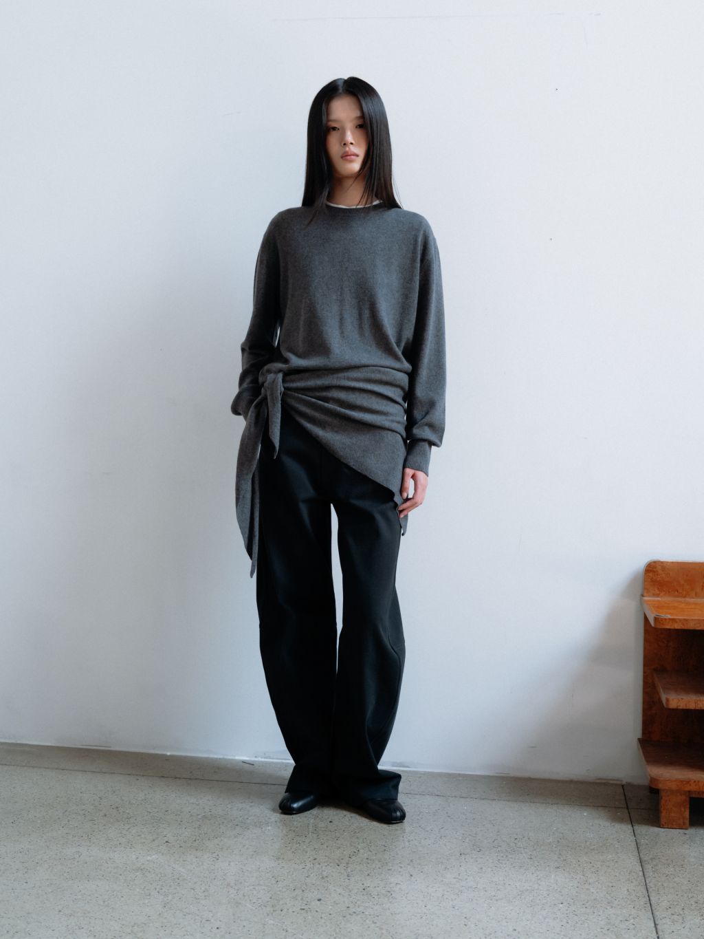 Cotton curve pants monoha 韓国　モノハ Cotton curve pants monoha 韓国 モノハ