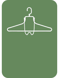 Hoodie Hanger with Clip holder 2pcs set
