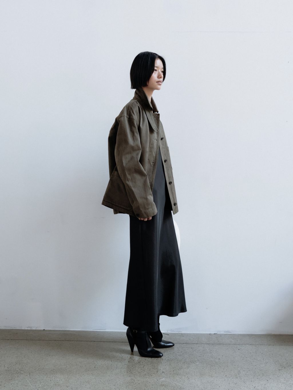 【MONOHA】Lace dress I.AM.GIA Irisia lace plunge halterneck backless thigh slit