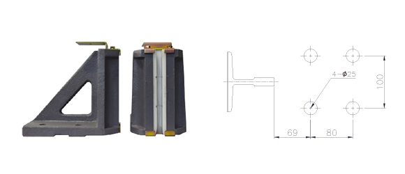 주물고정 가이드슈