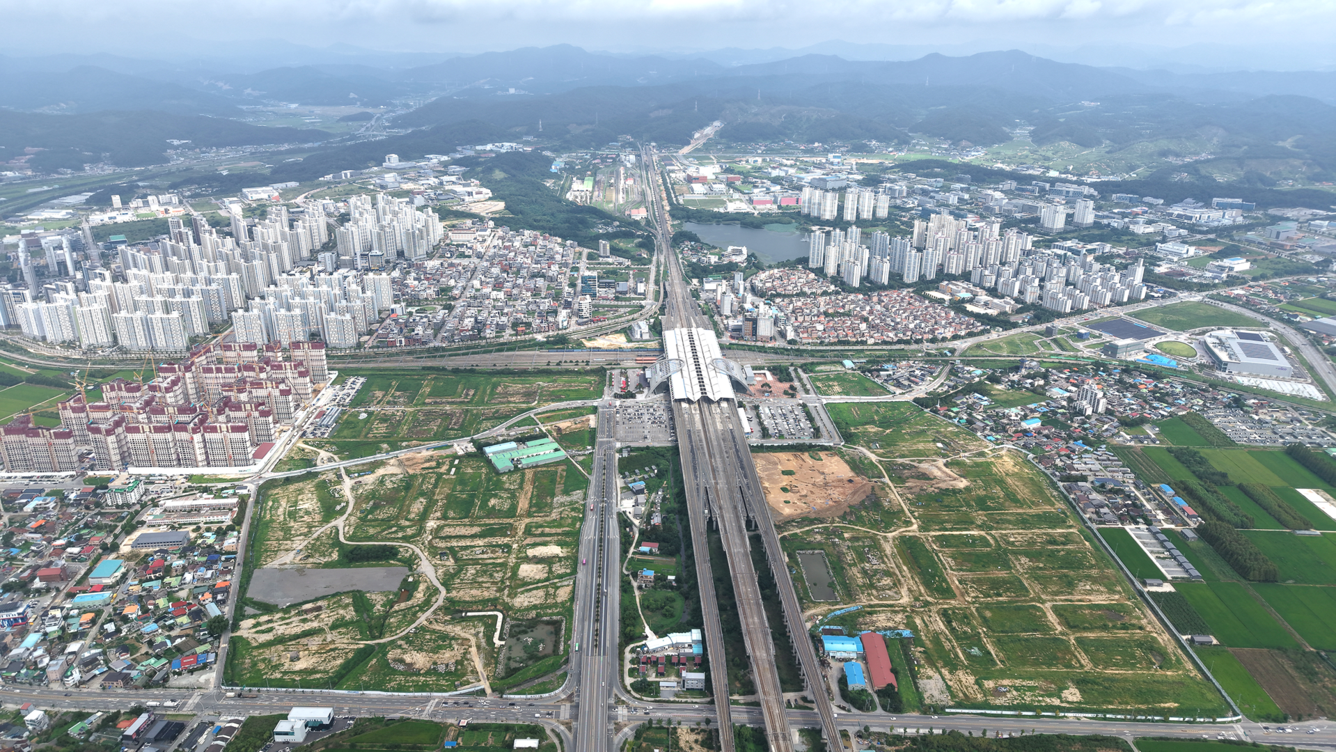 오송신도시 전경