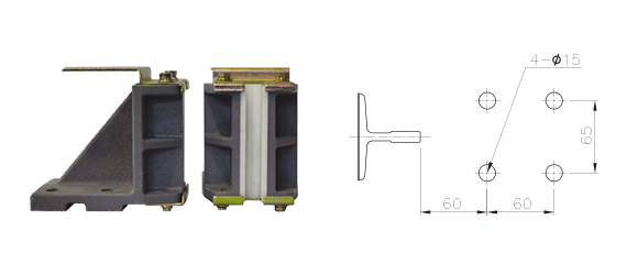 주물고정 가이드슈