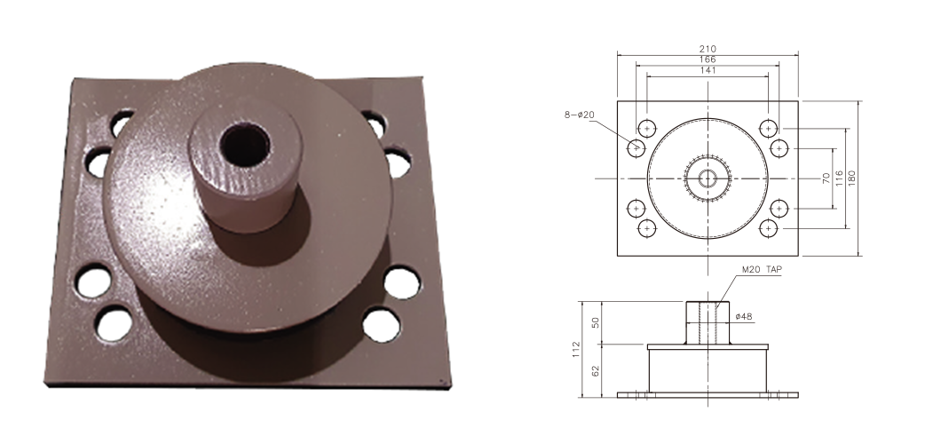 TM방진고무 2400형