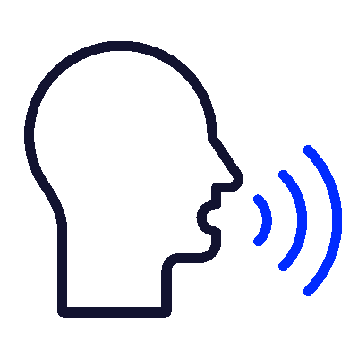 명확한 소통 아이콘