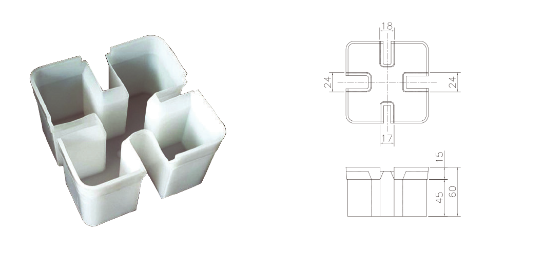 레일취부형 오일받이