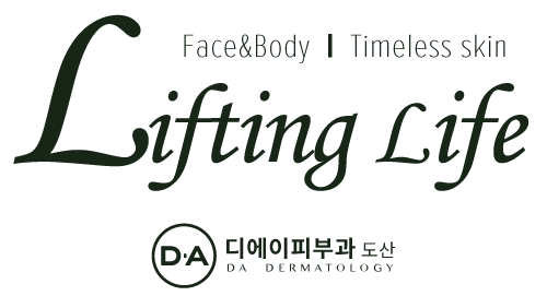 디에이피부과 도산 로고