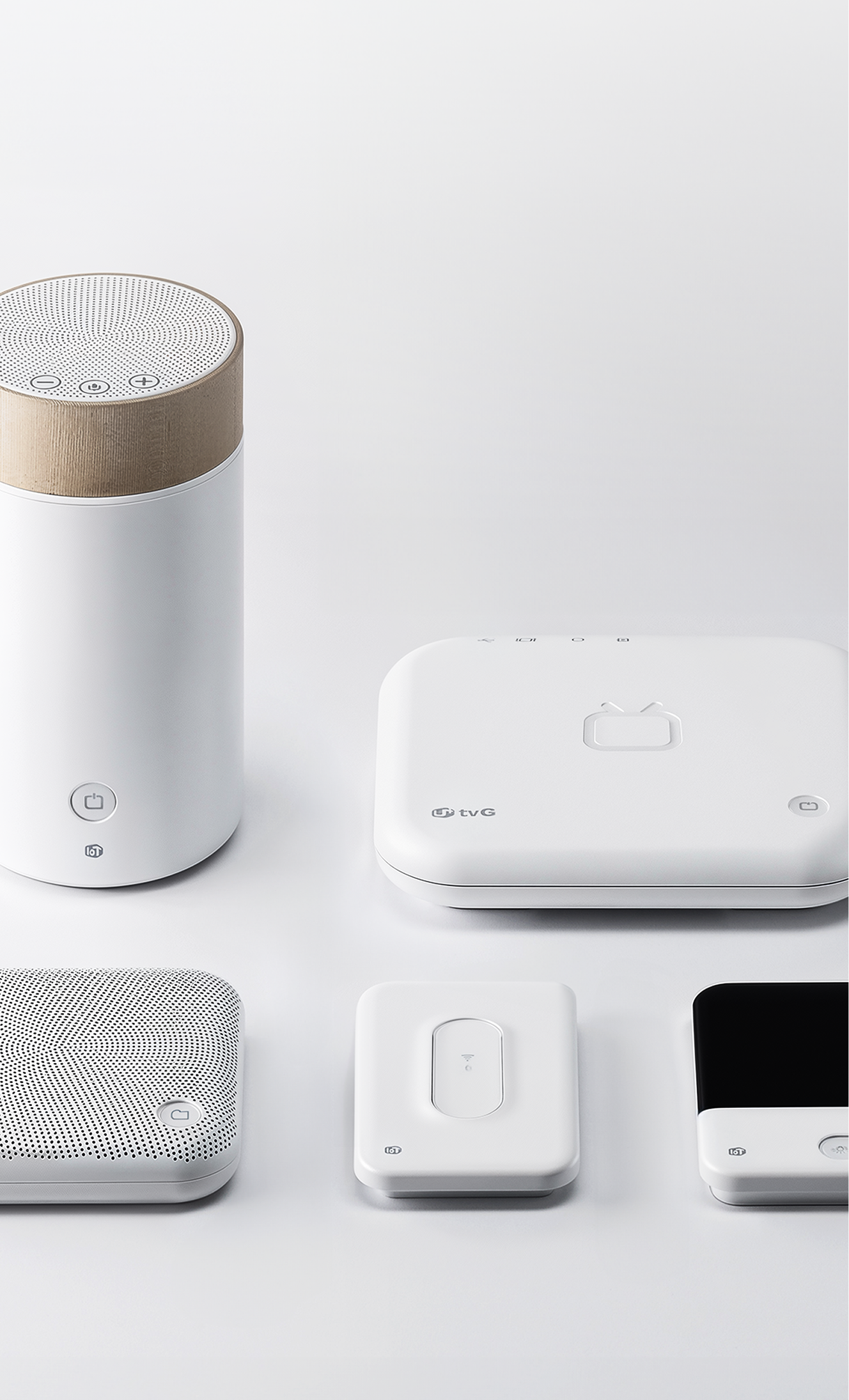 <br> <p style="text-align: left; color: #A4A4A4; font-size: 16px; line-height: 1;">LG U+ / IoT 제품 아이덴티티 </p> <p style="text-align: left; color: #131313; font-size: 24px; line-height: 0.7;"> IoT Product Identity </p>