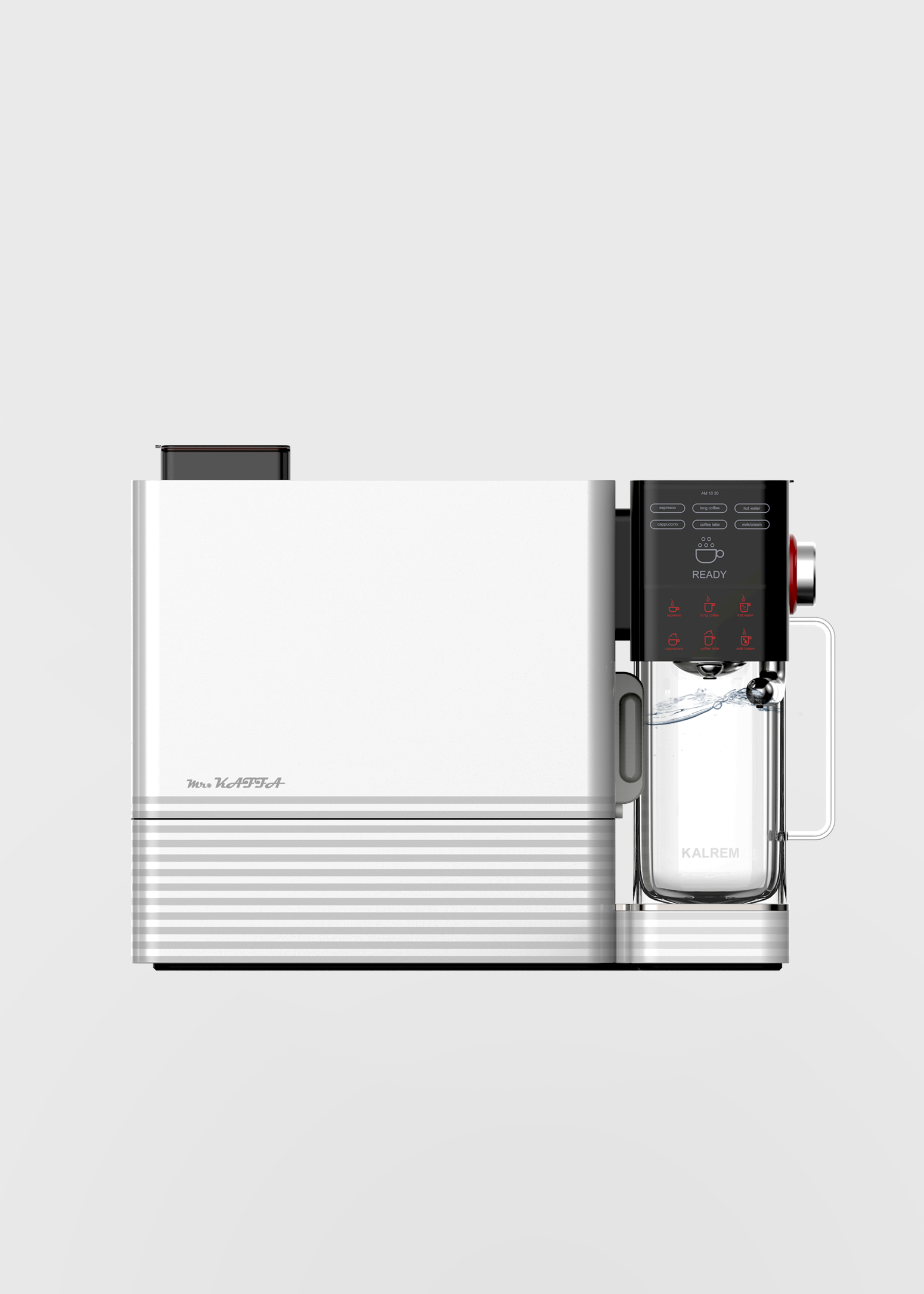 <br> <p style="text-align: left; color: #A4A4A4; font-size: 16px; line-height: 1;"> Karlem / 커피머신 </p> <p style="text-align: left; color: #131313; font-size: 24px; line-height: 0.7;"> Coffee Machine </p>