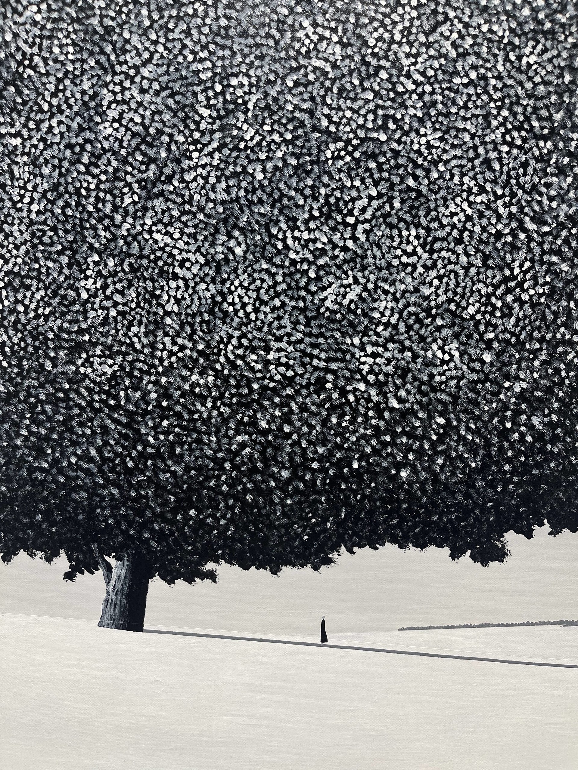 Beneath the Silence, 90.9x72.7cm, 2025