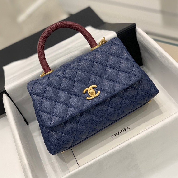 샤넬 스몰 24cm 리자드