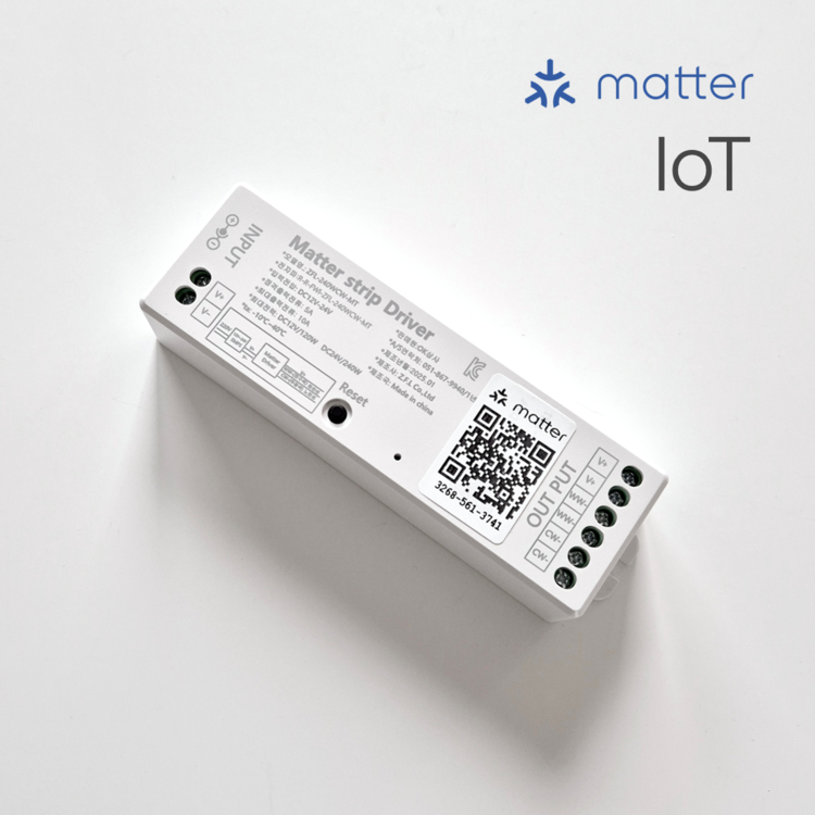 IOT 메타 Matter 스트립 드라이버 디밍 CCT 컨트롤러 24V DC