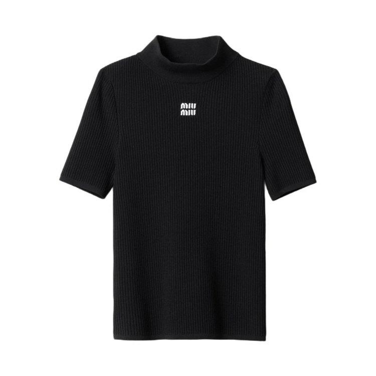 미우미우 비스코스 터틀넥 스웨터