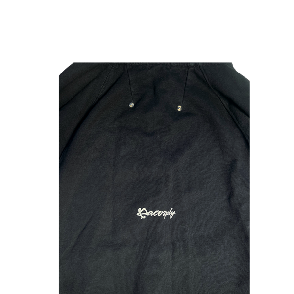 DOLLY DIRTY ZIP UP HOODIE - VINTAGE BLACK : PACOSPLY
