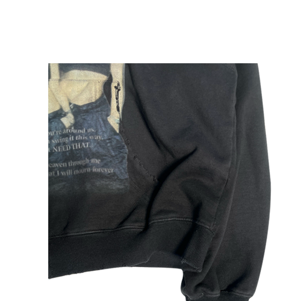 DOLLY DIRTY ZIP UP HOODIE - VINTAGE BLACK : PACOSPLY