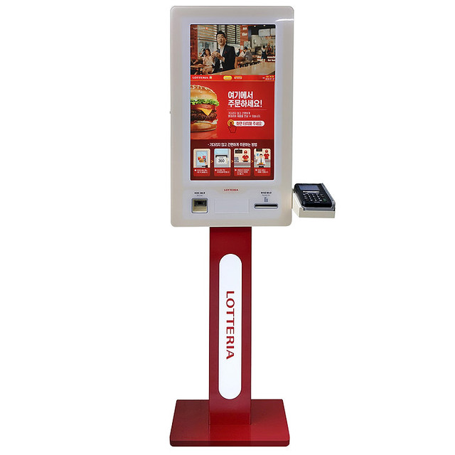 롯데리아 주문기 스탠드용