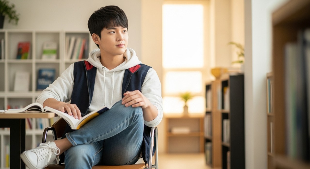 다릴르 꼬거나 짝다리 짚는 습관