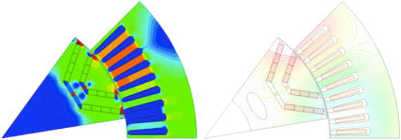 <p style="font-size:15px;"><br>유한요소해석을 통한 정밀 자속 분석</p>