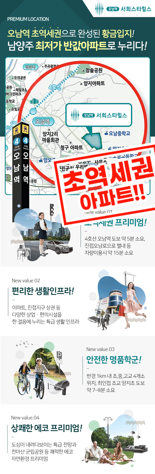 덕소역 라온프라이빗 리버포레 입지환경