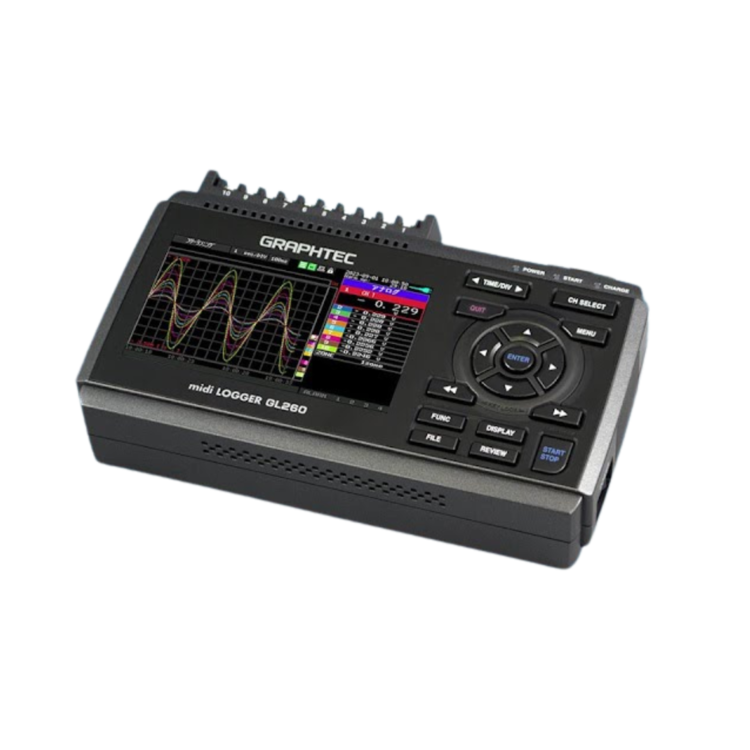 GRAPHTEC 그라프텍 GL260 휴대용 데이터 로거