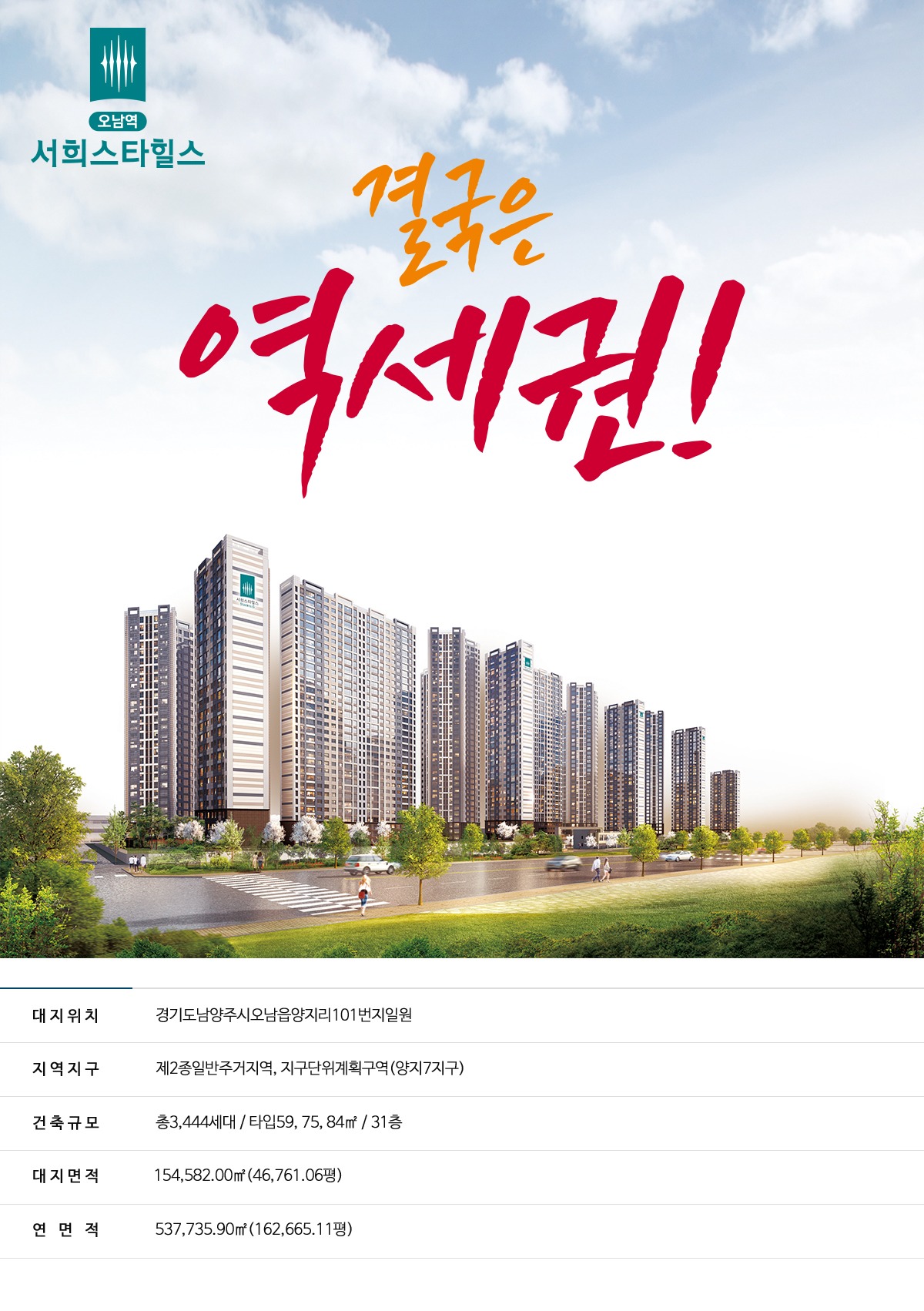 오남역 서희스타힐스 사업개요