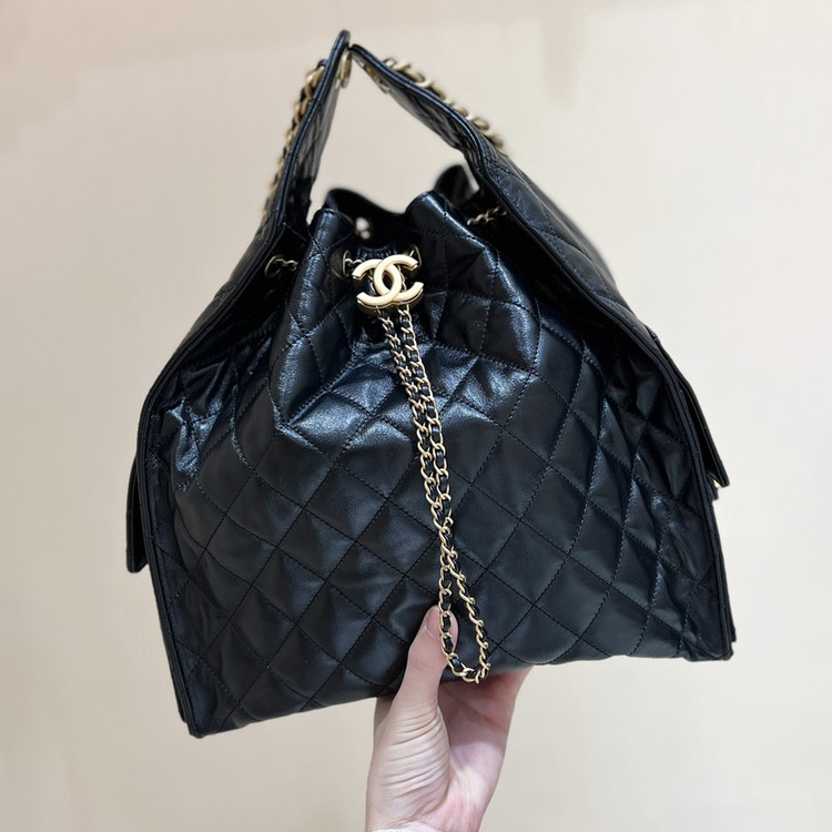 샤넬 25c 뉴호보백 샤이니 카프스킨 40