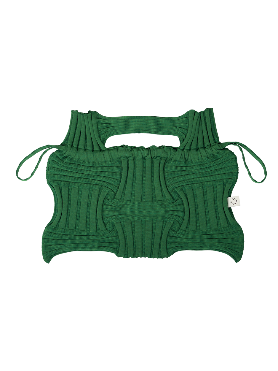 ビッグボウバッグ グリーン : プリーツママ