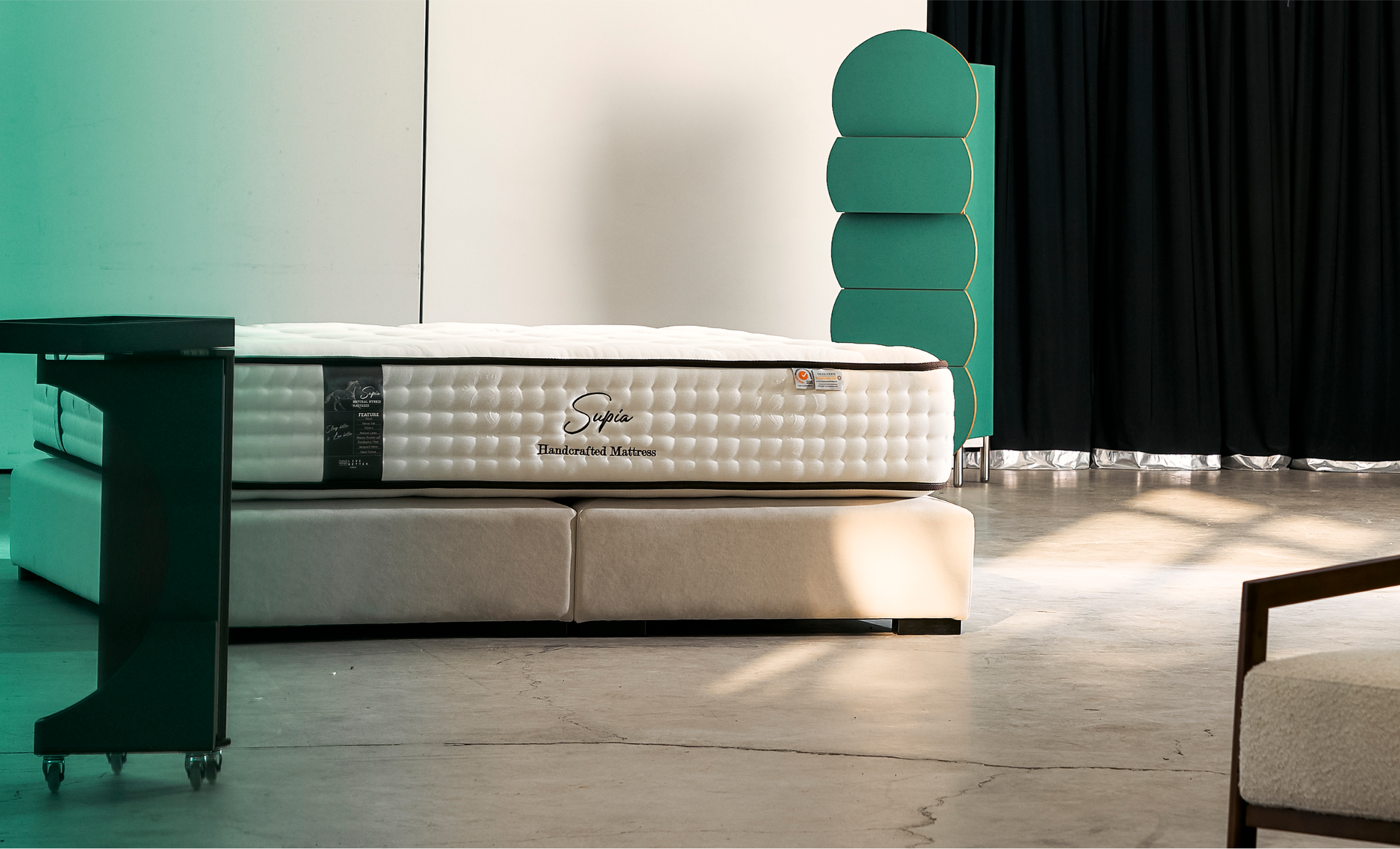 리브베터 쇼룸 예약 침대체험 매트리스체험 천연소재 말총