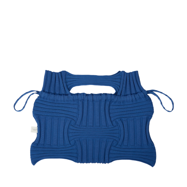 初売り！プリーツママ ブルー　ビッグボウバッグ ビッグボウバッグ ブルー : プリーツママ