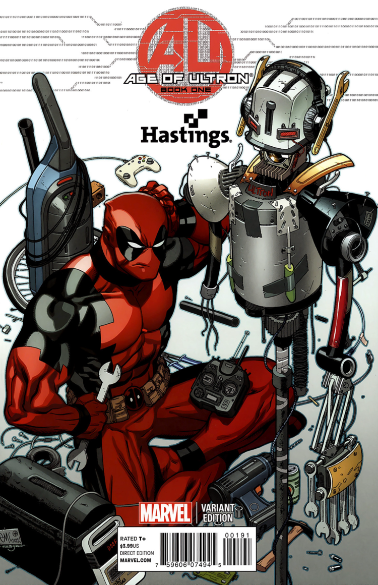 울트론의 시대 1호: 인류 멸망의 서막 《Age of Ultron #01》 : 지식의 보물 창고, 뜬북