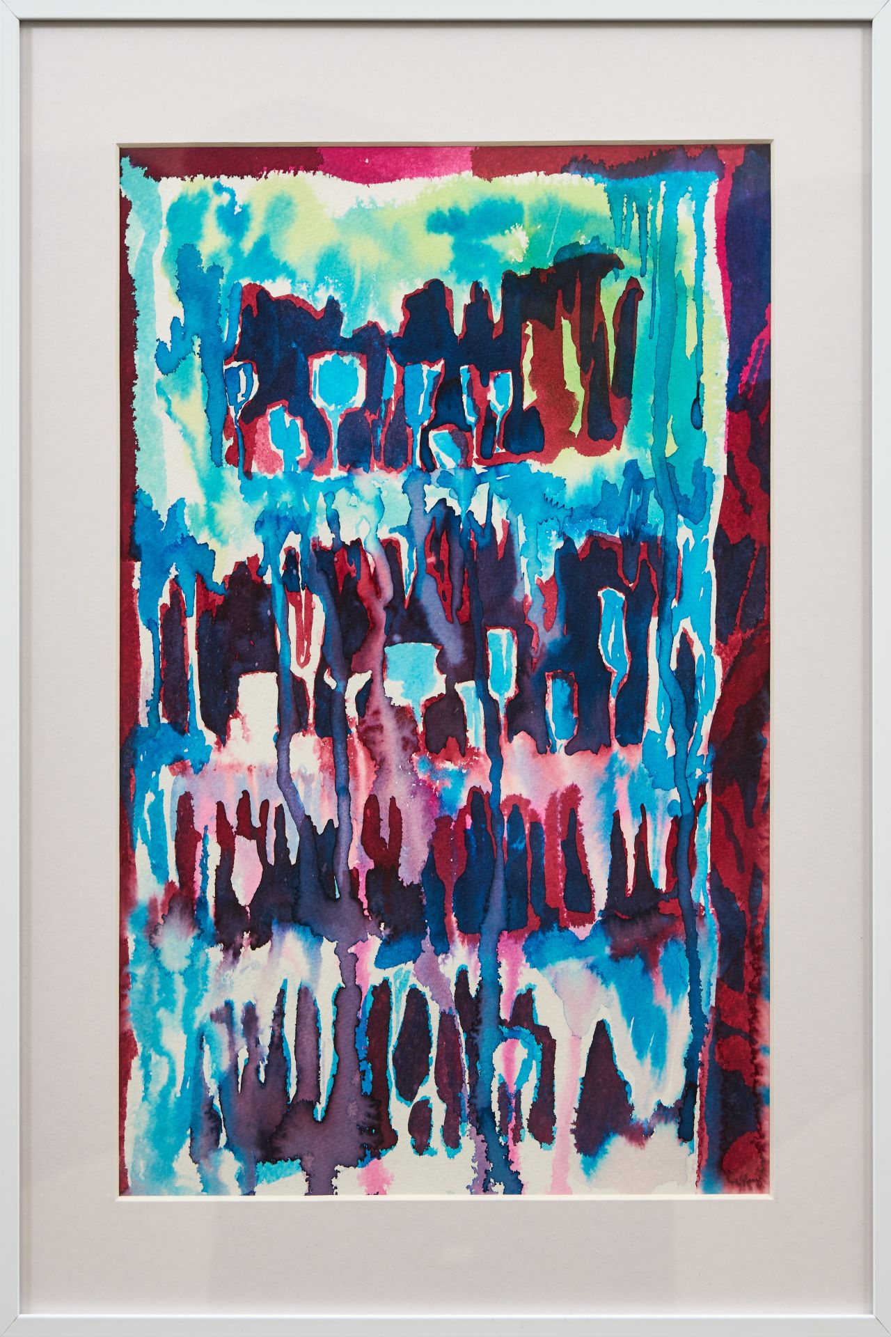 Drawing for a melting wine bar_02, 2024, Ink on Paper, 40 x 30 cm