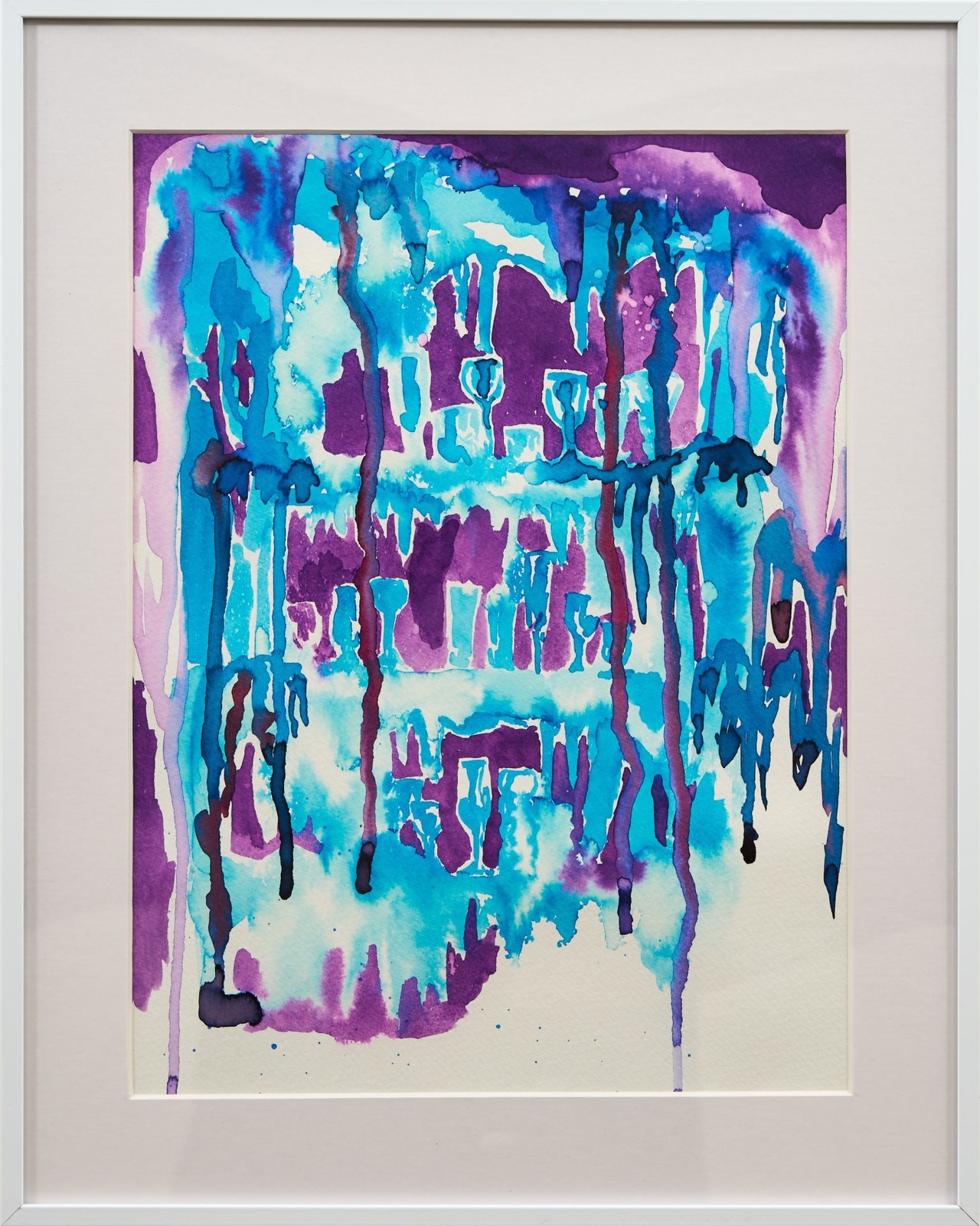 Drawing for a melting wine bar_01, 2024, Ink on Paper, 40 x 30 cm