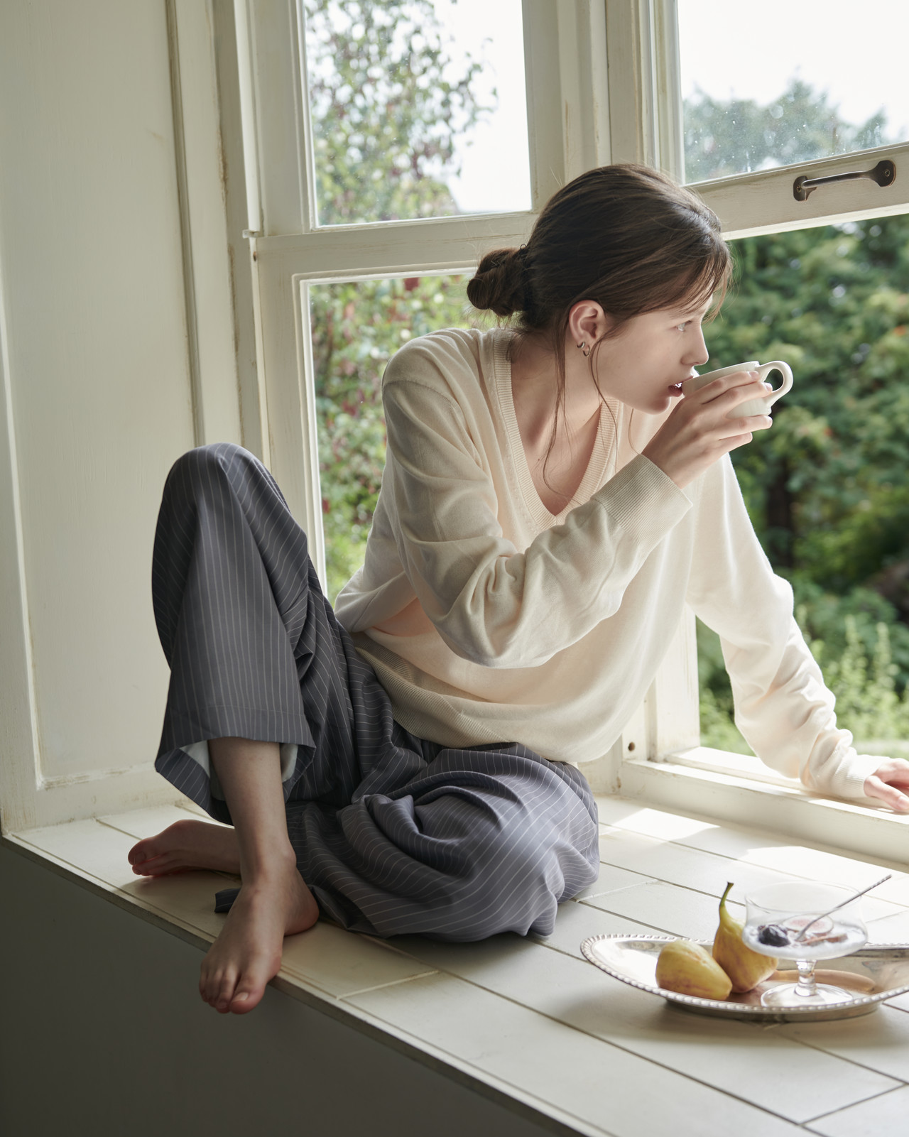 Shade Day Stripe<br>Pajajma Pants<br><br><br><br>