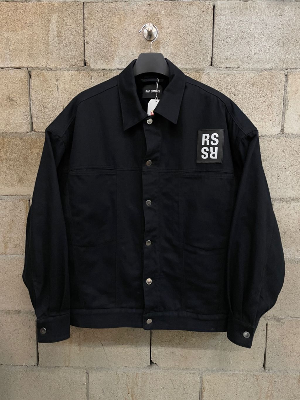 RAF SIMONS 19aw Big fit denim jacket Raf Simons Black Joy Division  