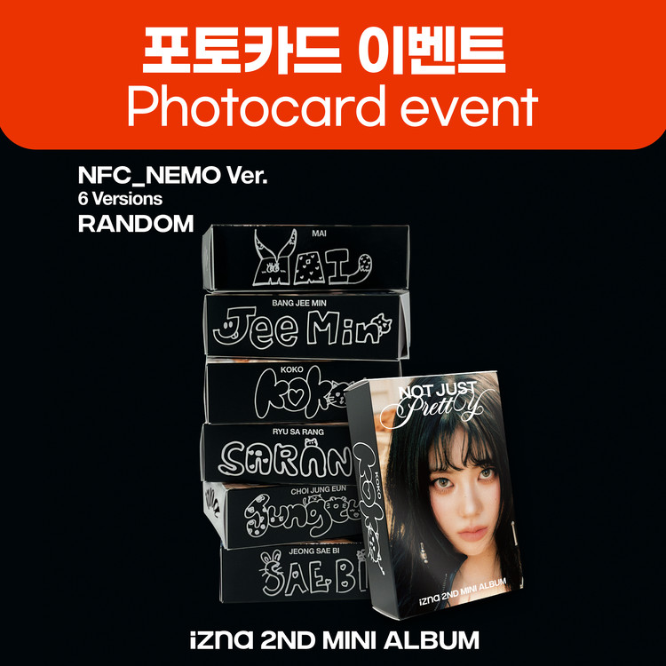 [6종 중 1종 랜덤] izna 2nd Mini Album 【Not Just Pretty】 (NFC_Nemo Ver.)-thumbnail